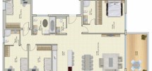 5 Pièces (4 ème étage) RAMAT AVIV 143m² 5 Pièces (4 ème étage) RAMAT AVIV 143m²