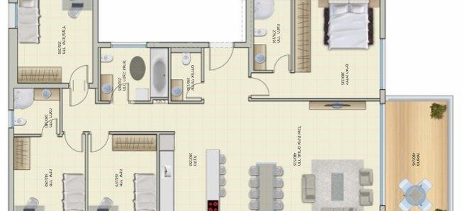 5 Pièces (4 ème étage) RAMAT AVIV 143m² 5 Pièces (4 ème étage) RAMAT AVIV 143m²
