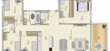 5 Pièces (6 ème étage) RAMAT AVIV 143m² 5 Pièces (6 ème étage) RAMAT AVIV 143m²