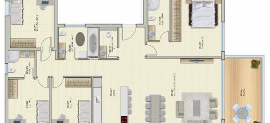 5 Pièces (6 ème étage) RAMAT AVIV 143m² 5 Pièces (6 ème étage) RAMAT AVIV 143m²